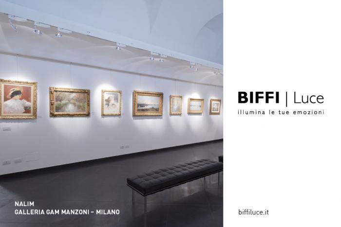 Proiettori Nalim Biffi Luce per la Galleria Gam Manzoni di Milano