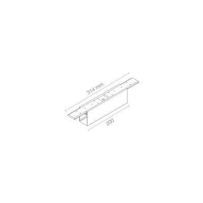 MODULO DI ALIMENTAZIONE CENTRALE SENZA DRIVER 48V CON CAVO 2×1 mmq 200cm (max 350W-48V) per sistemi ON-OFF