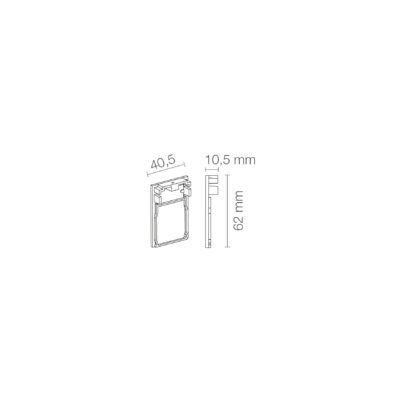 TAPPO PER FINE MODULO, 1 pezzo